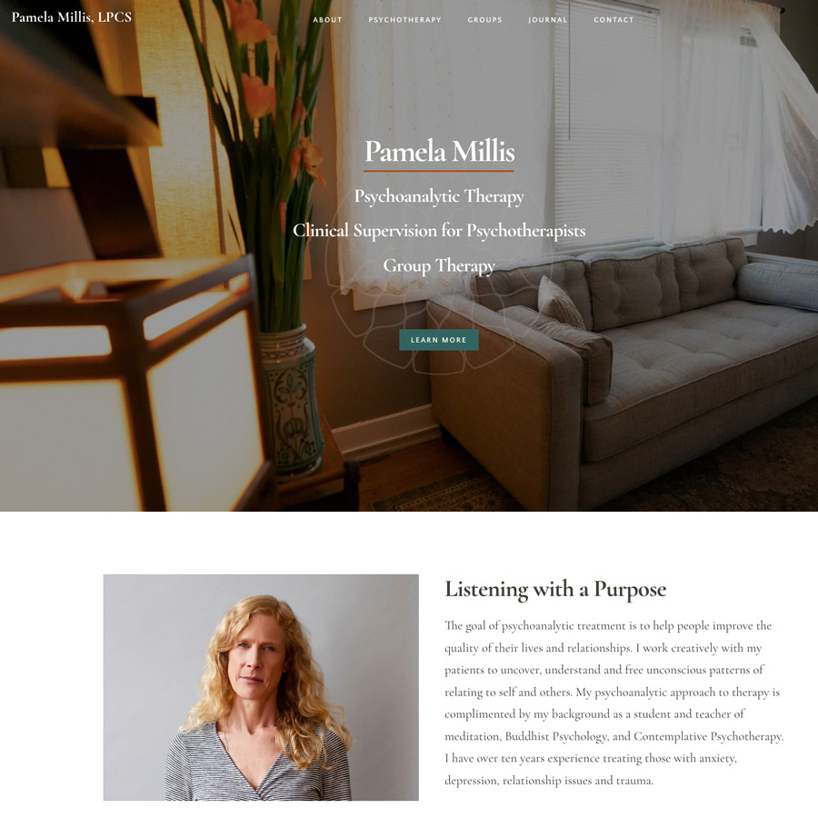 Pamela Millis Asheville Psychotherapist